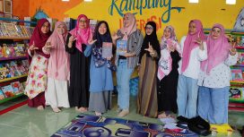 Rumah Baca Hikmah Nur Beting Kunjungi TBM Rumah Pintar Punggur Cerdas