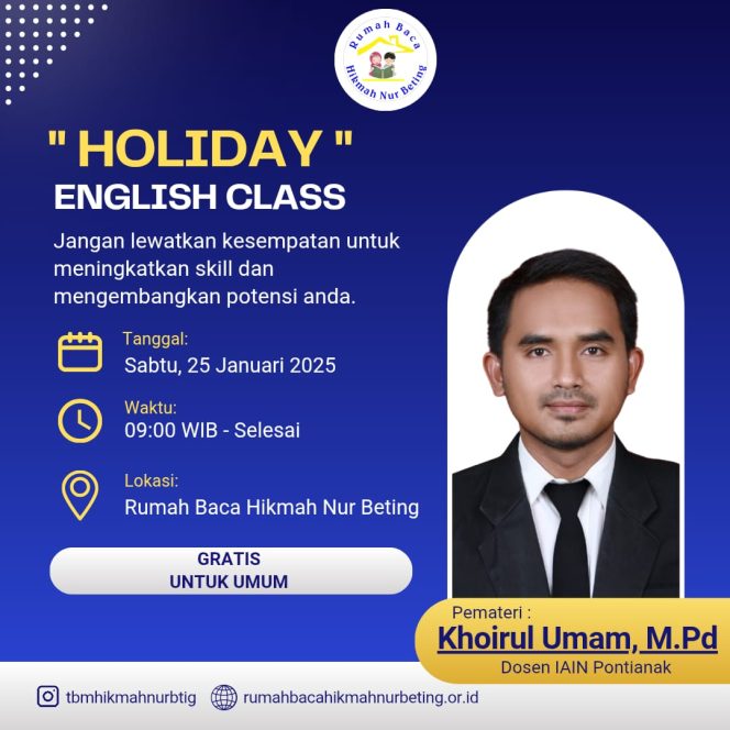 
 Kelas Bahasa Inggris