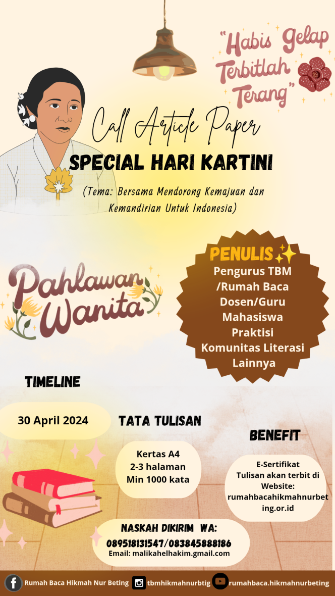 
 Call Article Paper Special For Kartini’s Day