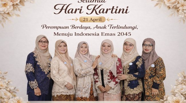 Para Pembina Rumah Baca Hikmah Nur Beting dan TBM Ar-Rahmah memperingati Hari Kartini, 21 April 2026, sebagai simbol perempuan berdaya menuju Indonesia Emas 2045.